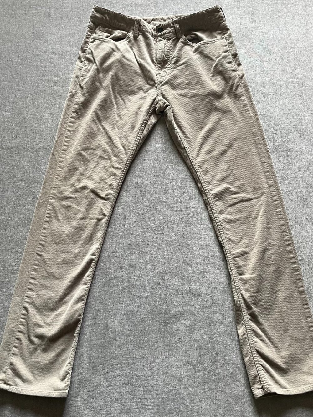 Vineyard Vines Corduroy Pants Men 32x34 Tan Cotton Stretch 5-Pocket Straight Leg